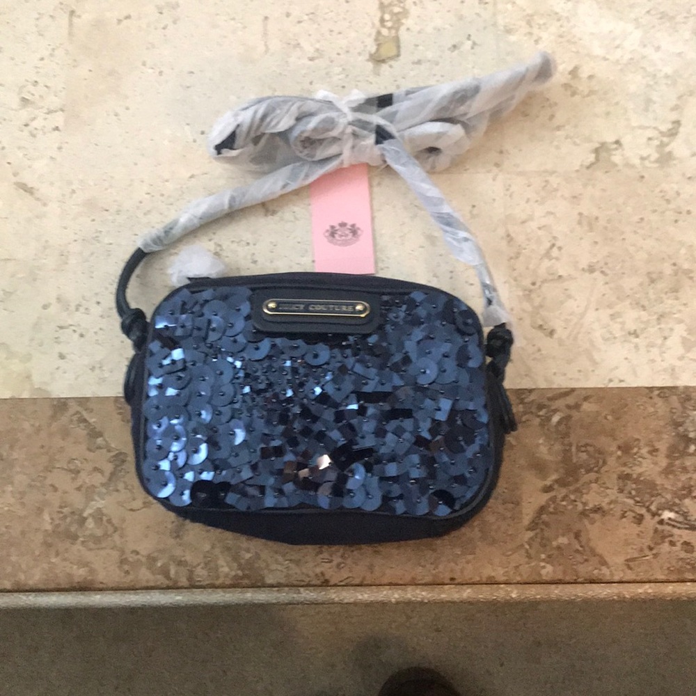 Crossbody navy blue Juicy Couture bag
